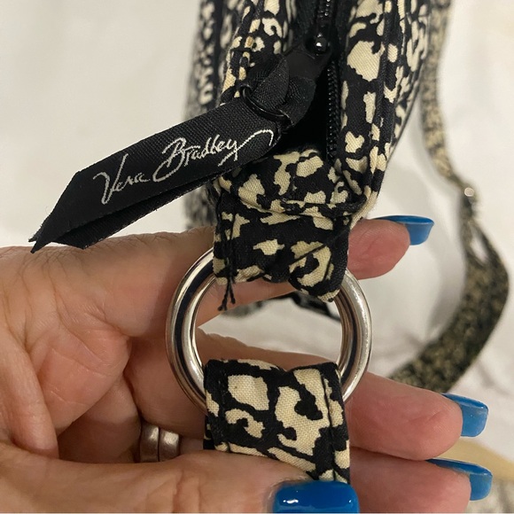 Vera Bradley Retired Camocat Print Hipster Crossbody / Shoulder Handbag - Picture 7 of 16